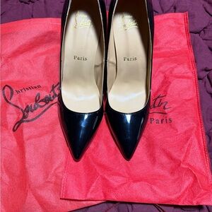 Christian Louboutin Black Patent Heels